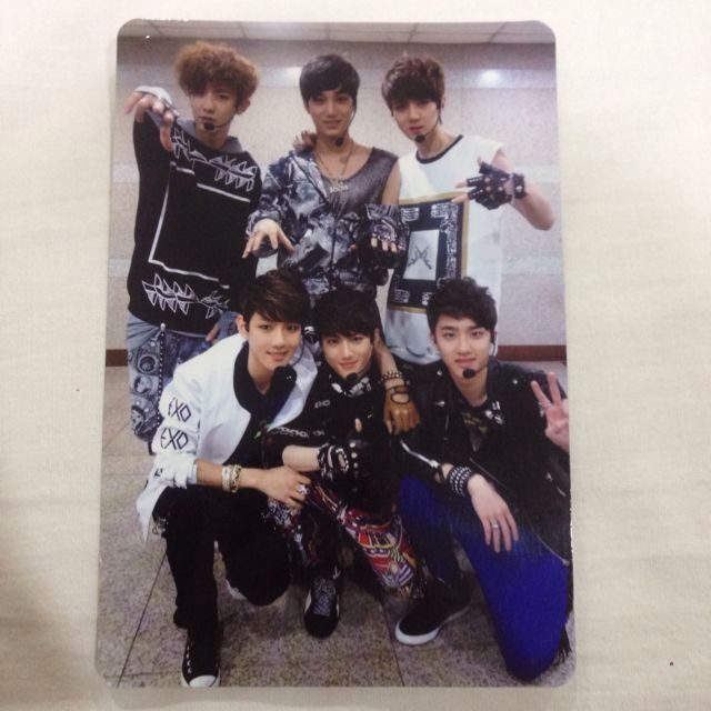 exo k mama ot6 photocard ver a