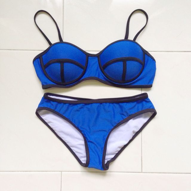 Triangl Inspired Milly Blue Bikini Women S Fashion Swimwear Bikinis