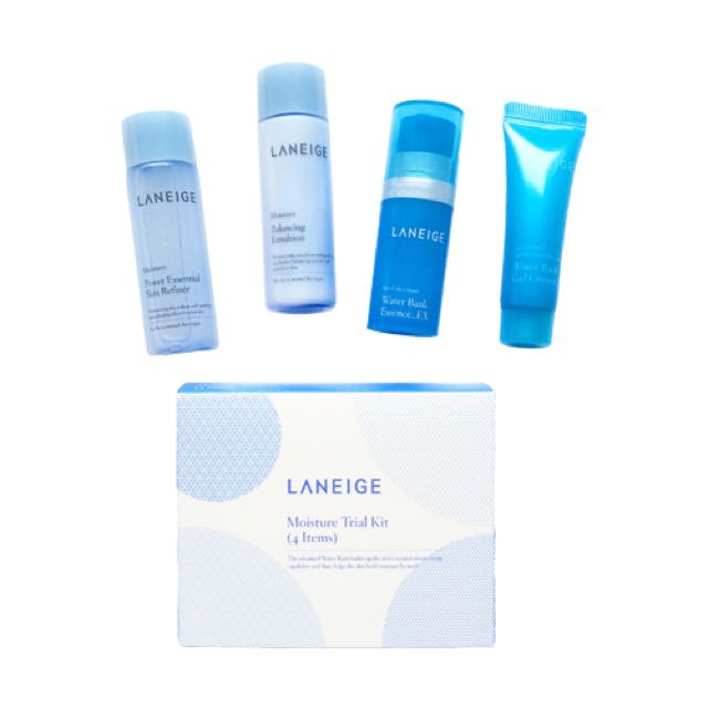 laneige moisture trial kit