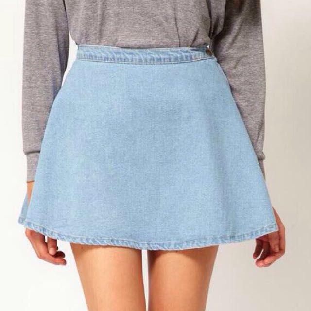 aa denim skirt