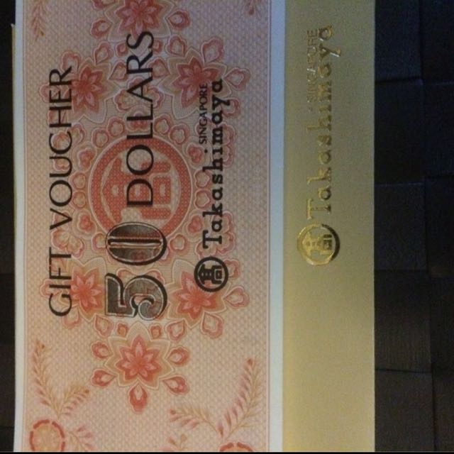$500 takashimaya voucher