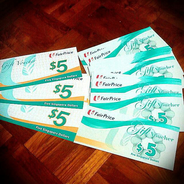 $200worth of ntuc vouchers selling for $190 (40 x $5 vouchers)