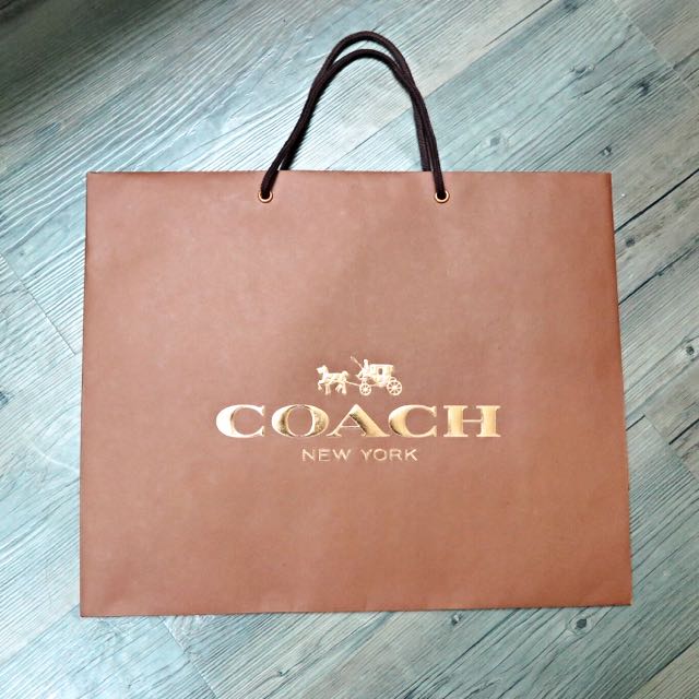 降价全新 专柜正品 coach 纸袋