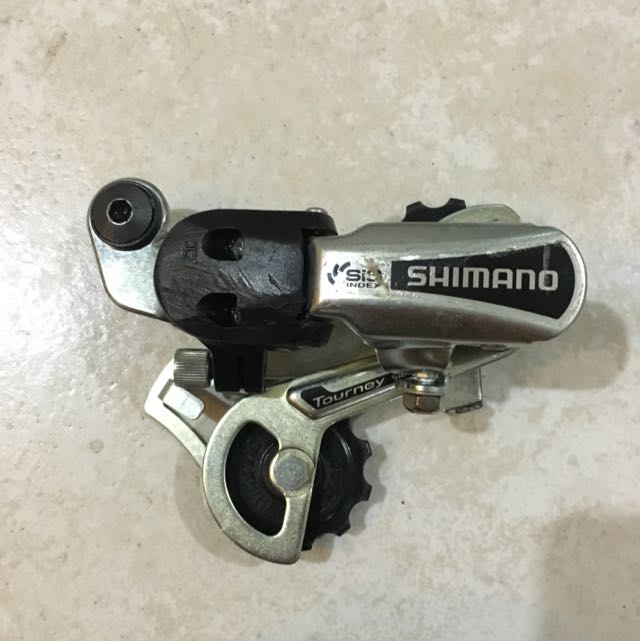 shimano tourney derailleur - silver