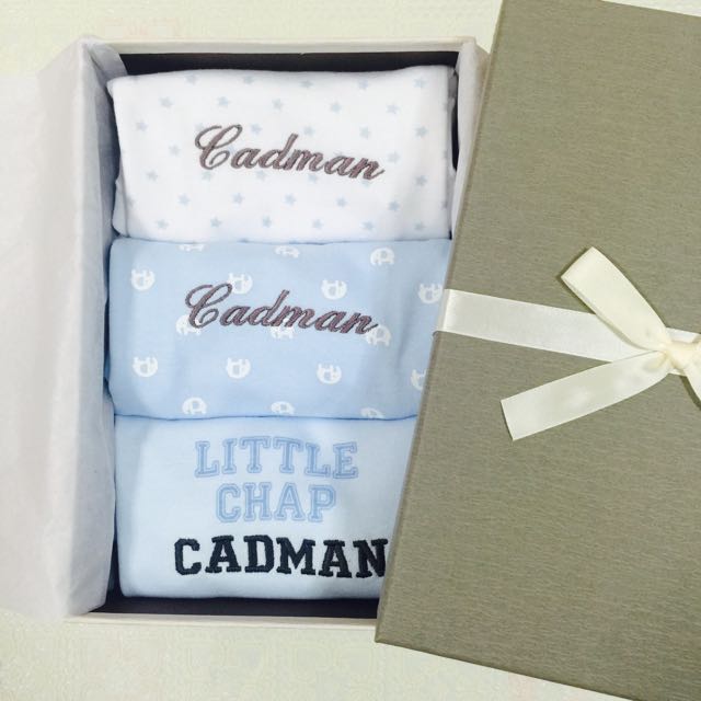 customized baby rompers! great for baby shower gifts! (set of 3)