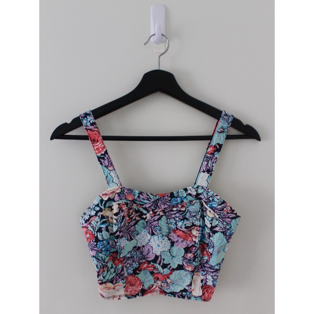 sportsgirl - floral crop top