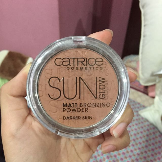 catrice sun glow matte bronzing powder
