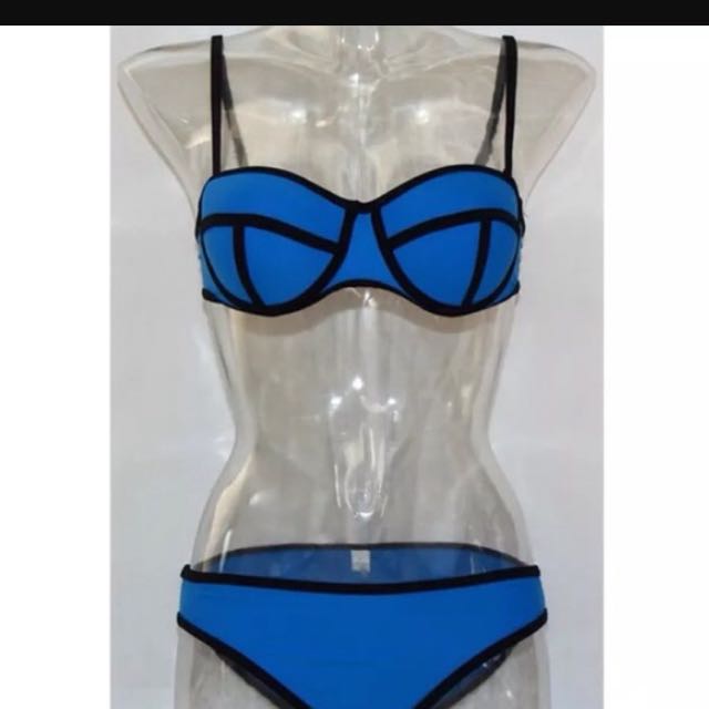 Triangl Royal Blue Milky Bikini Women S Fashion Swimwear Bikinis