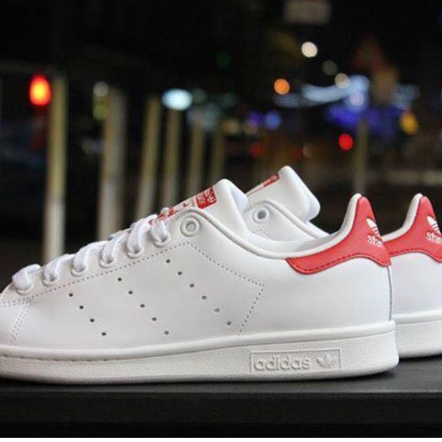 adidas stansmith 红尾
