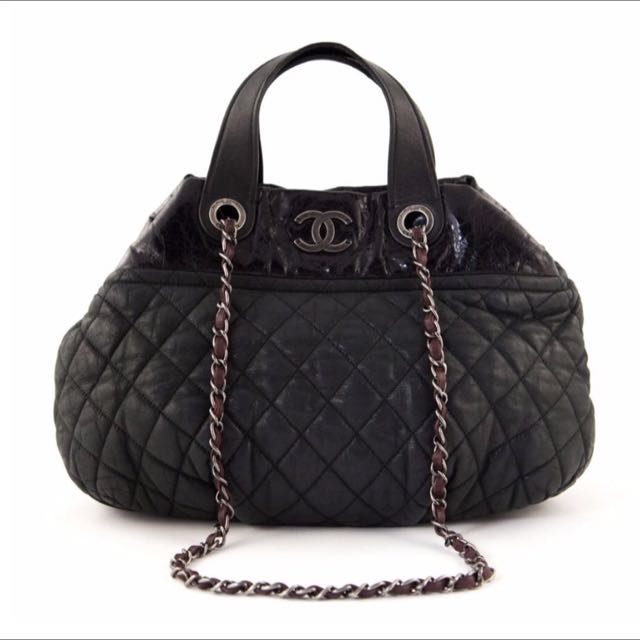 chanel large in the mix tote bag