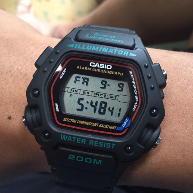 casio illuminator black color