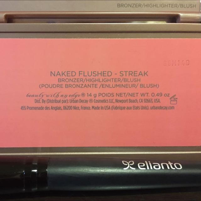 Authentic Naked Urban Decay Flushed Beauty Personal Care Face