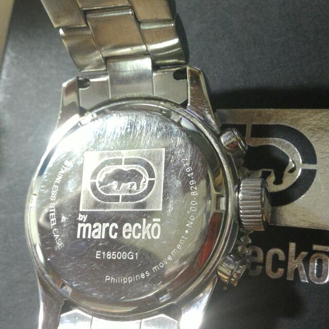 marc ecko 三眼计时晶钻腕表, 名牌精品, 精品手表在