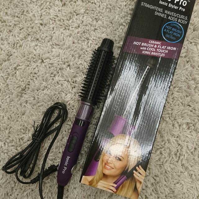 Ceramic Hair Styler Dual Ionic Hot Brush Beauty Personal Care Hair On Carousell