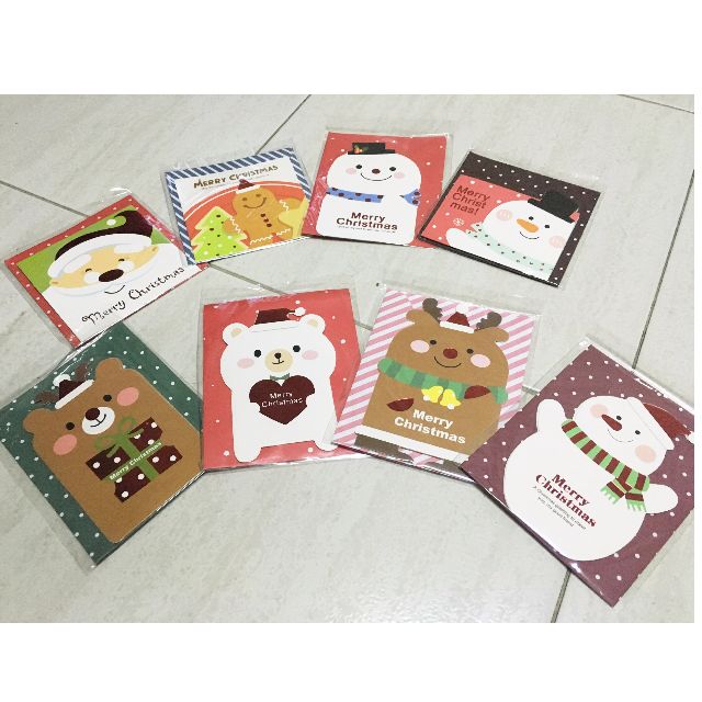 mini christmas greeting cards!