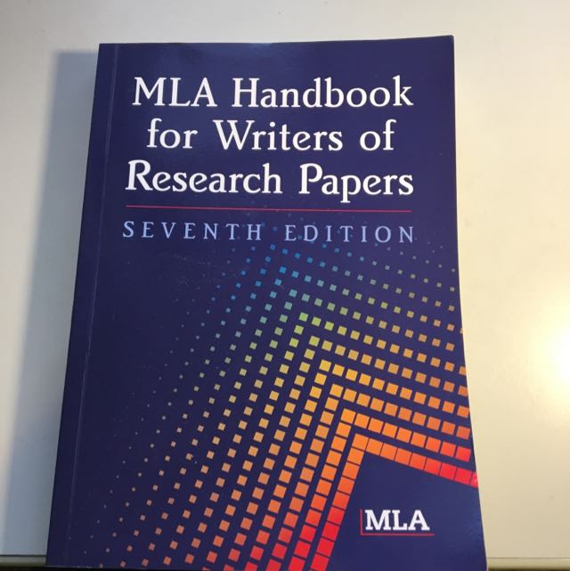mla handbook for writers of research paper#教科书出清