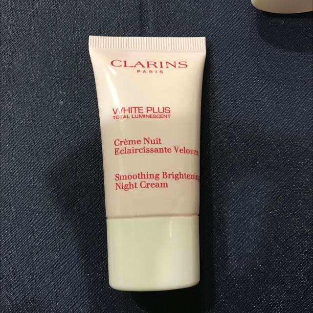 bn clarins white plus smoothing brightening night cream