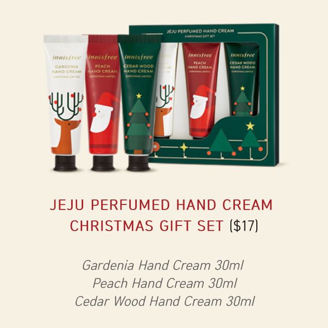 innisfree christmas hand cream set