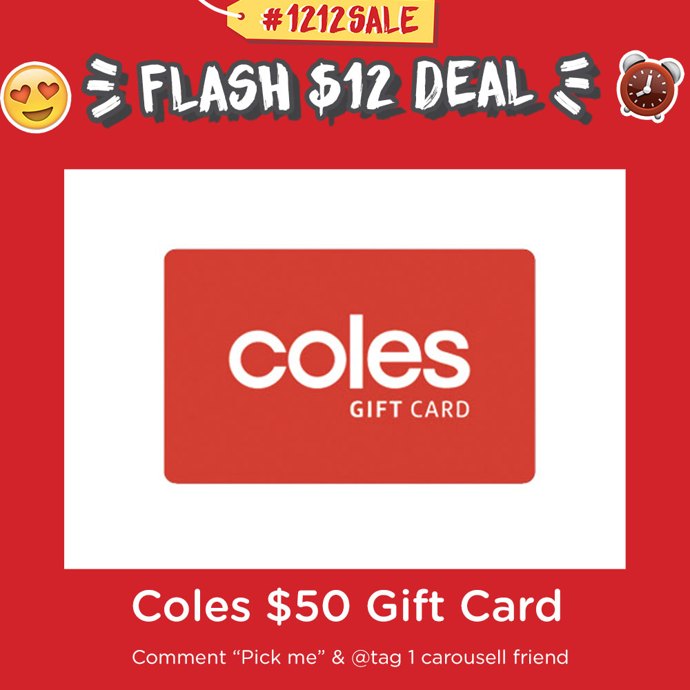 $50 coles gift card