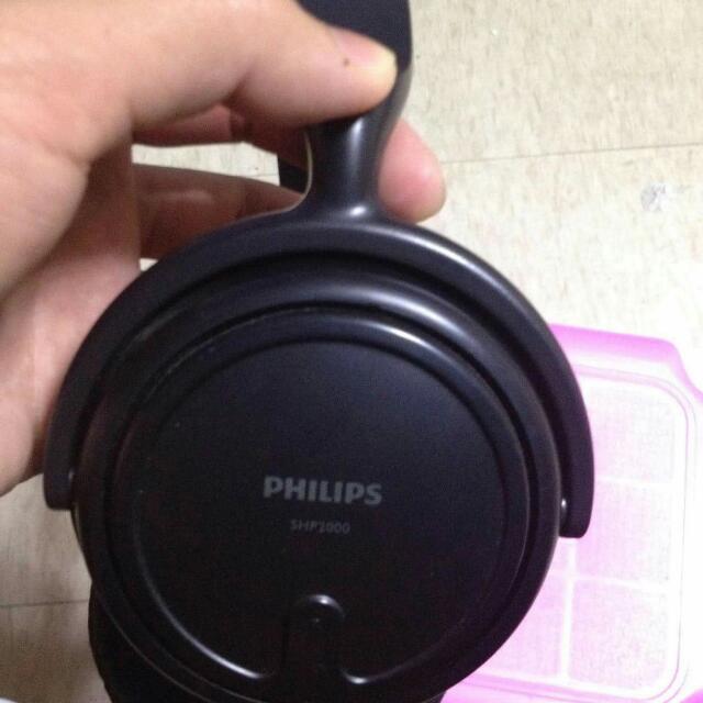 philips shp2000 dj head phone slightly used only headphone no