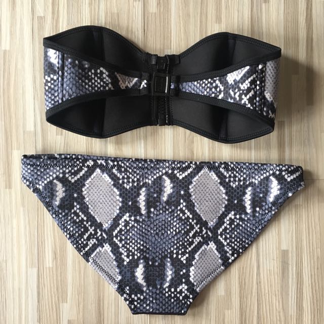 Winnie Polly Python Triangl Bikini Women S Fashion Swimwear Bikinis