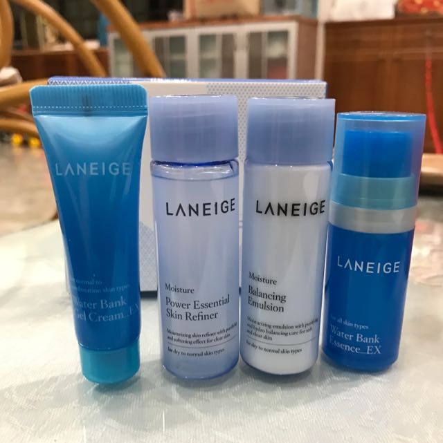 laneige moisture trial kit (4 items)