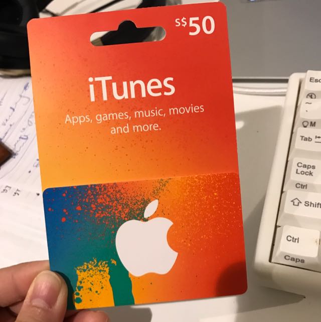 $50 itunes gift card