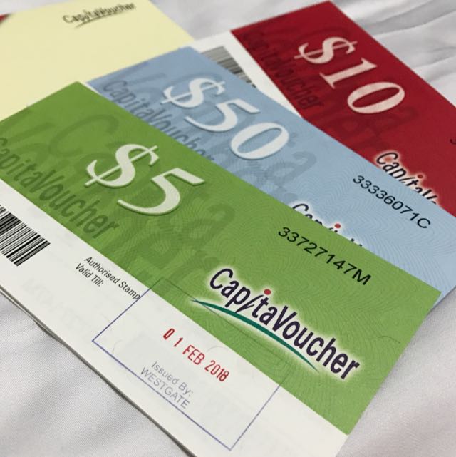 wts: $650 for $700 capitaland vouchers, , gift  &