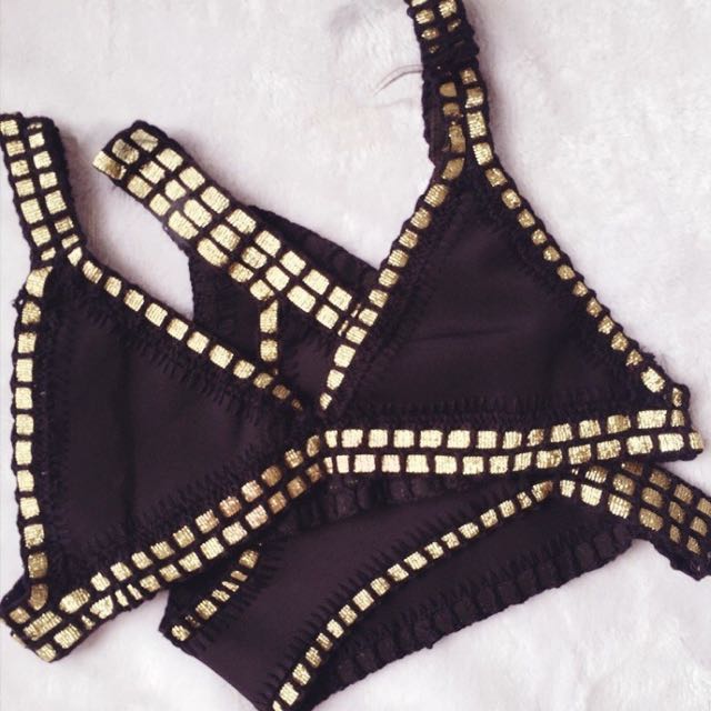 Original Neoprene Triangle Bikini Women S Fashion Swimwear Bikinis