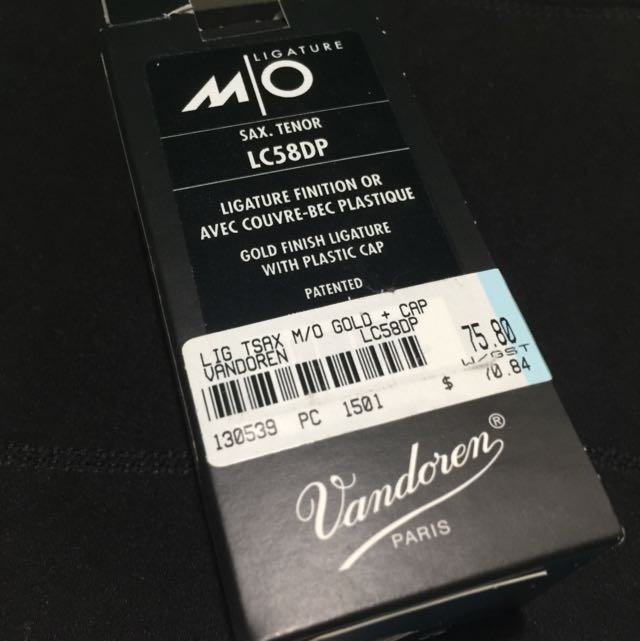 tenor saxophone vandoren m/o ligature