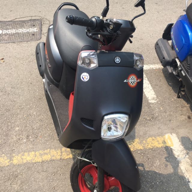 yamaha cuxi 115 碟刹 深灰红 近全新 公里数只骑1400