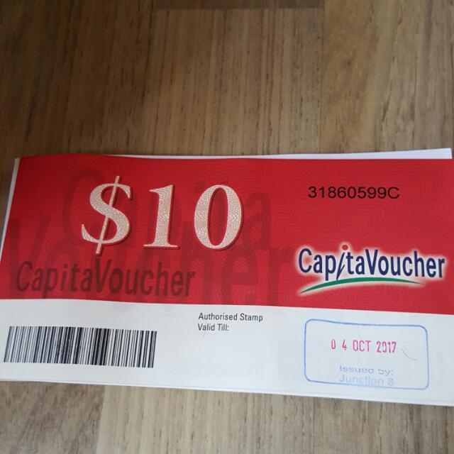 $570 capita voucher selling at discount. all in $10 denote.
