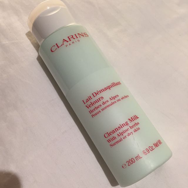 clarins cleansing milk with alpine herbs
