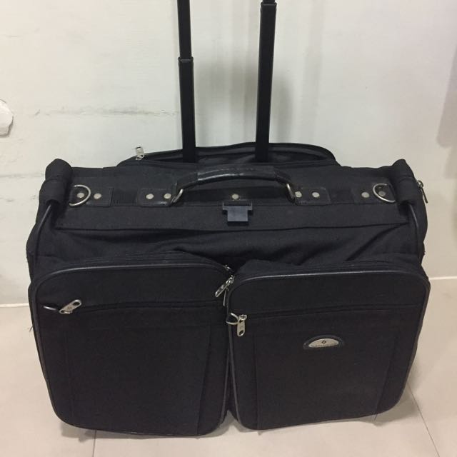 samsonite 正品,超大可对折西装公务行李箱