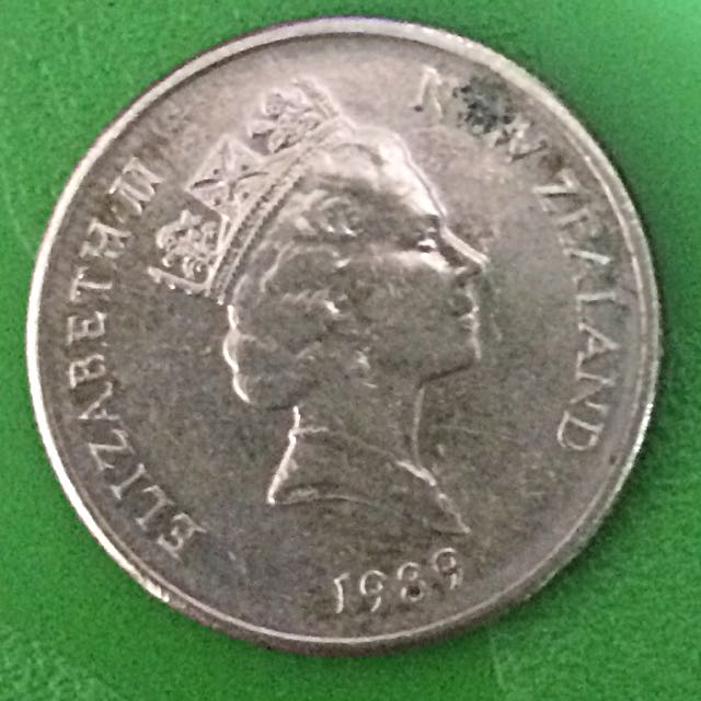 new zealand 1989 five cents coin