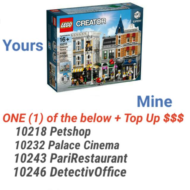 wtt lego modular your 10255 assembly square for my 10218 or