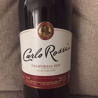 unopen carlo rossi california red wine