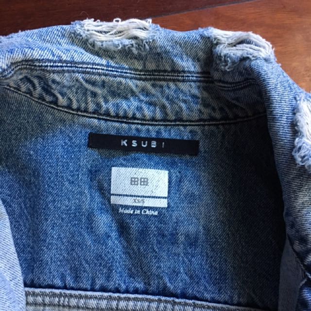ksubi oversized denim vest