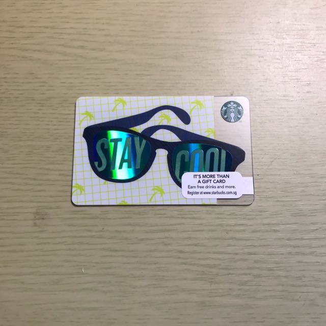 starbucks stay cool card (limited edition)