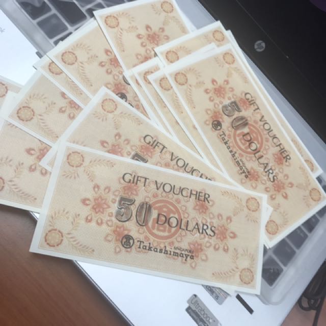 takashimaya gift vouchers 750sgd