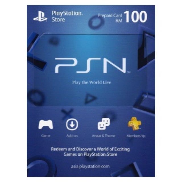 psn playstation gift card rm100 [digital code]
