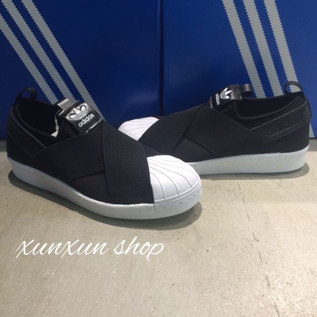 xunxun★adidas silp on 黑绷带鞋 s81337