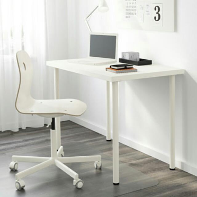 【二手】ikea linnmon 白色 桌子 100x60cm