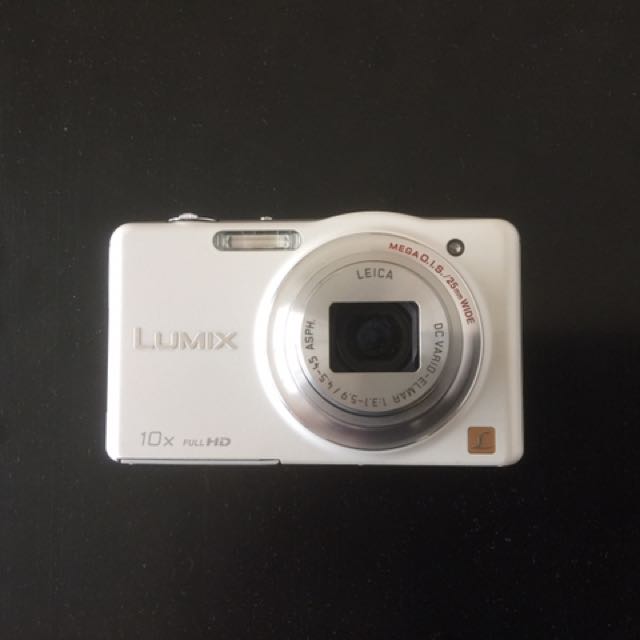 panasonic camera- lumix dmc sz7- white model