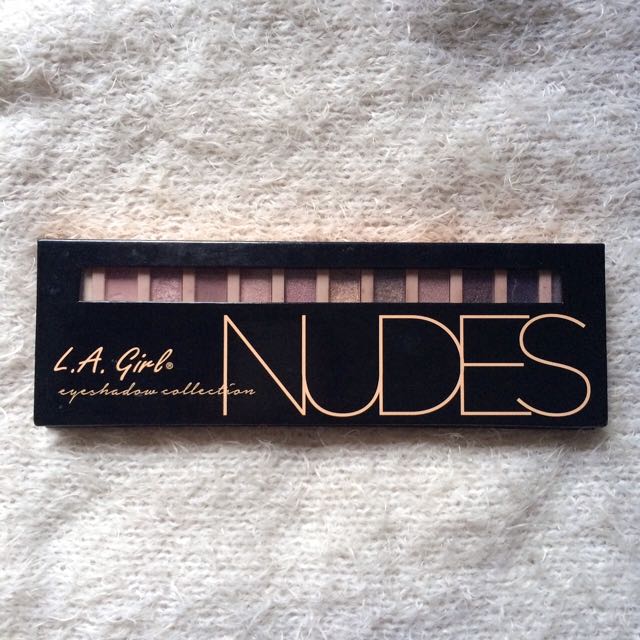 La Girl Nude Eyeshadow Palette Kesehatan Kecantikan Rias Wajah Di