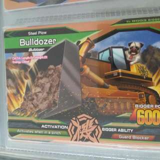 animal kaiser m1 bulldozer (bronze card)