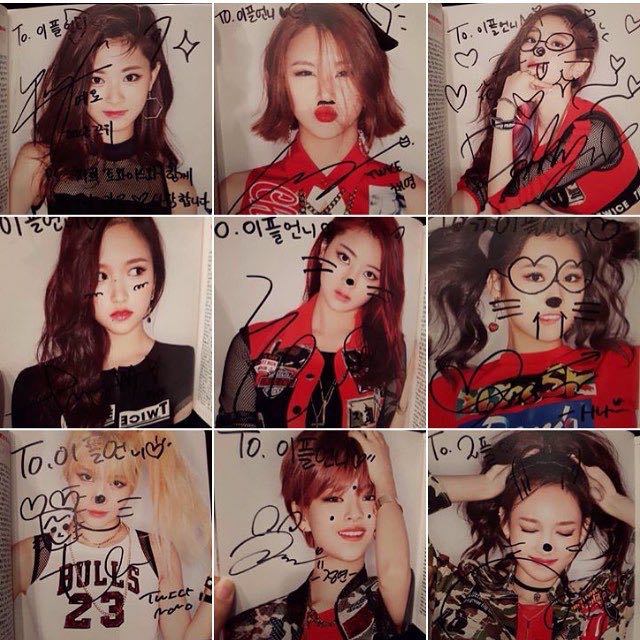twice签名透明卡