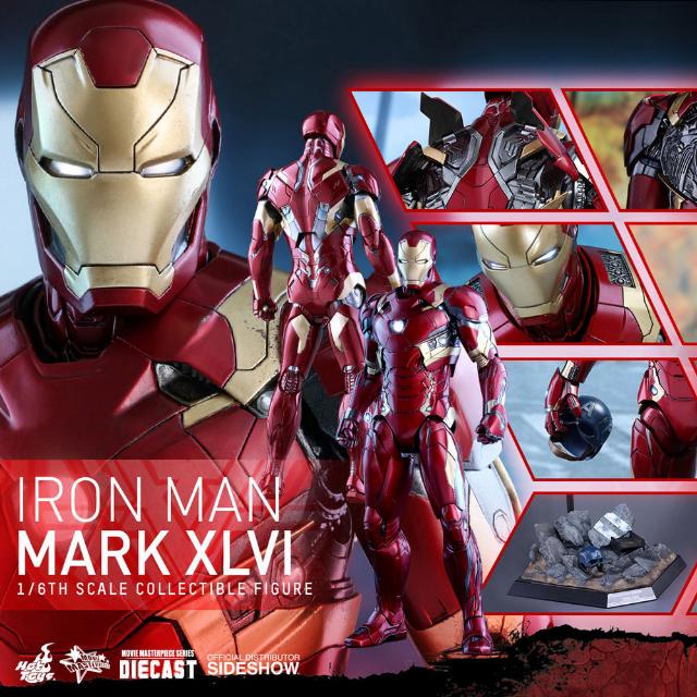 hottoys hot toys ironman mark mk 46 xlvi