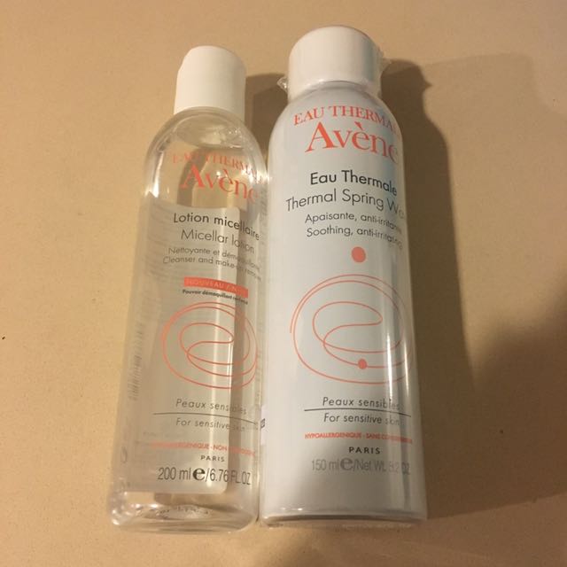 avene eau thermale spring water & micellar lotion