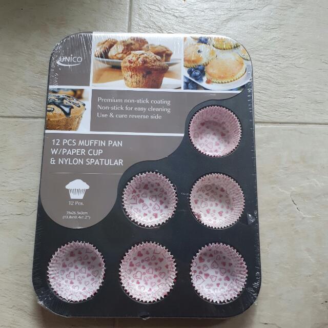 12 pcs muffin pan